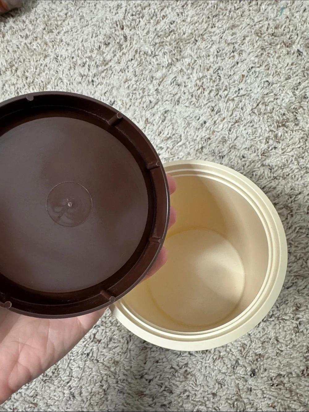 Vintage plastic canister set
